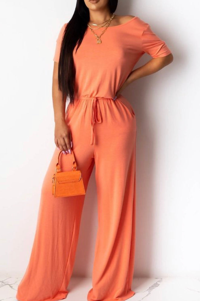 Mango wide leg Jumpsuit