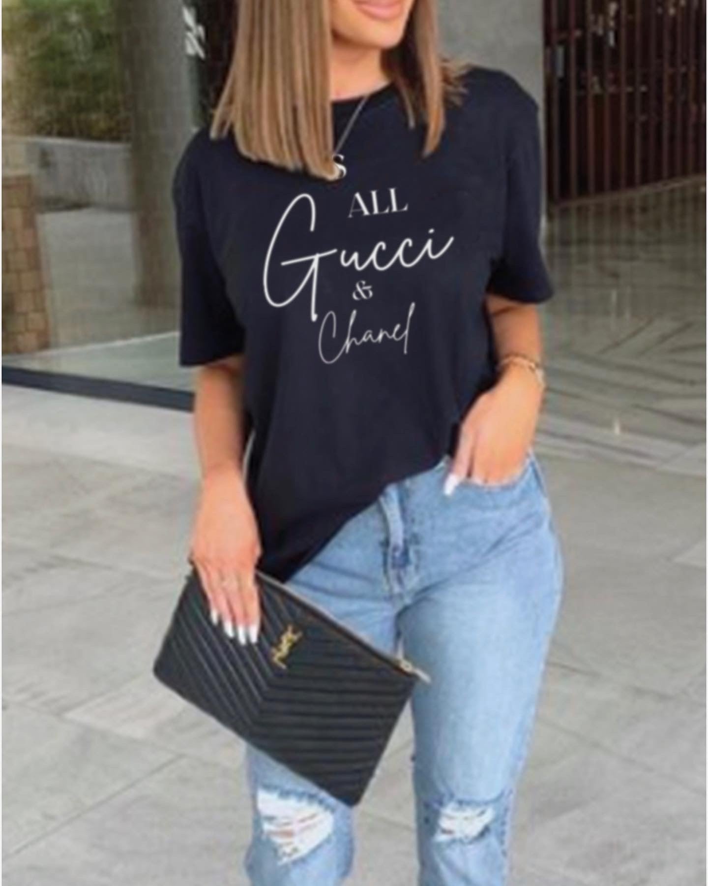 Black Graphic Tee